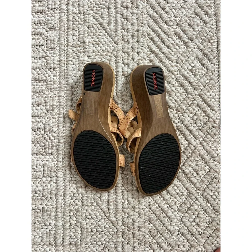 Vionic cork wedge
